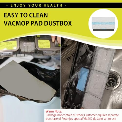 80Pcs Disposable Split Mop Pads for Shark VACMOP VM252 VM200 N97258