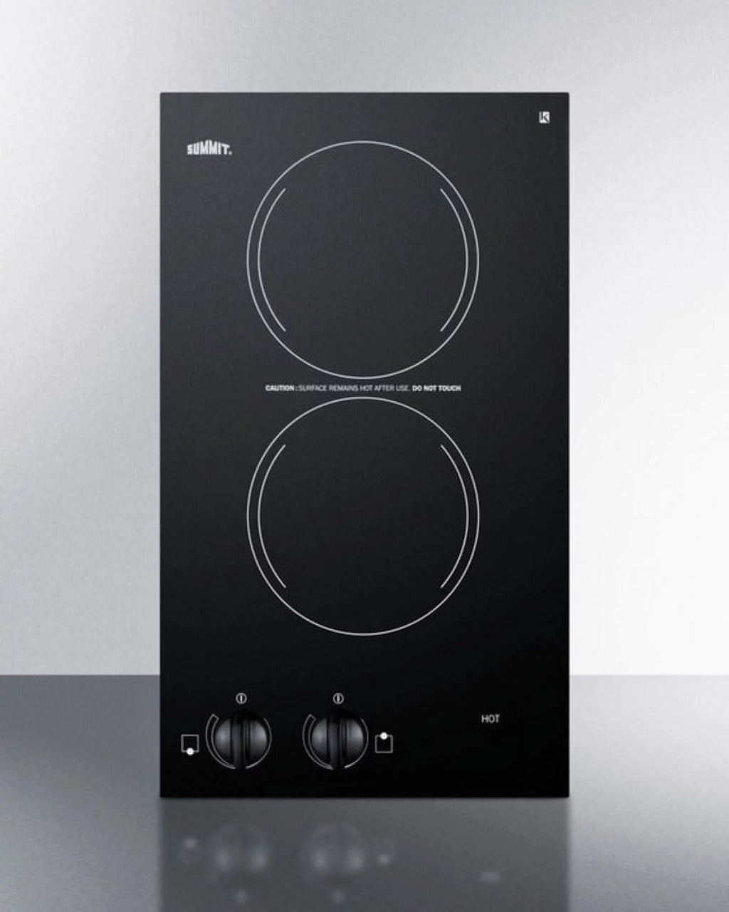 Summit CR2220 220V 1200 Watt Dual Electric Cooktop