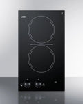 Summit CR2220 220V 1200 Watt Dual Electric Cooktop