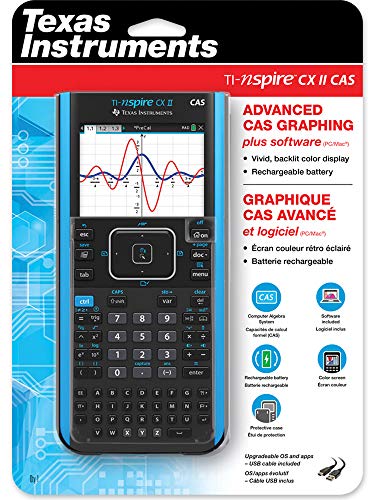 Texas Instruments TI-Nspire CX II CAS Graphing Calculator with Python, Power Bundle H685