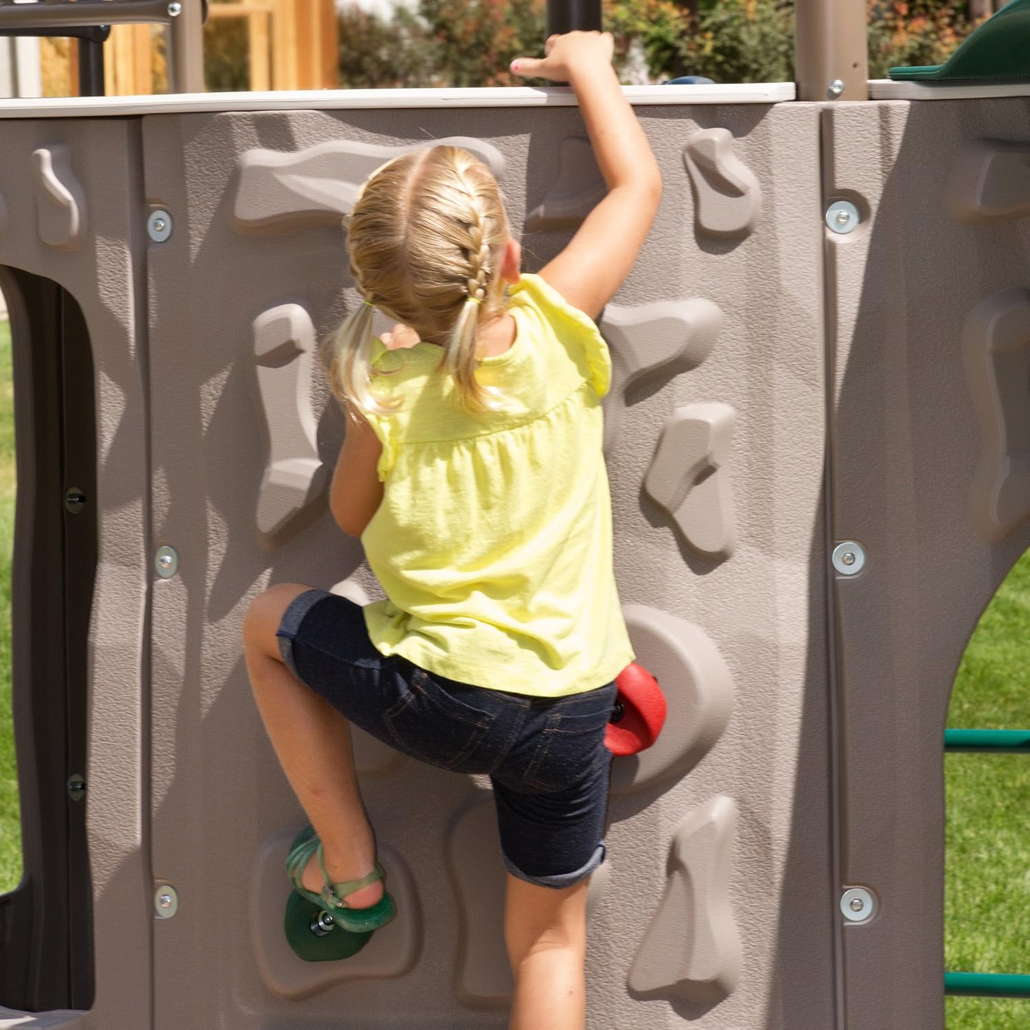 Lifetime Adventure Tower Swing Set, Earthtone L724449