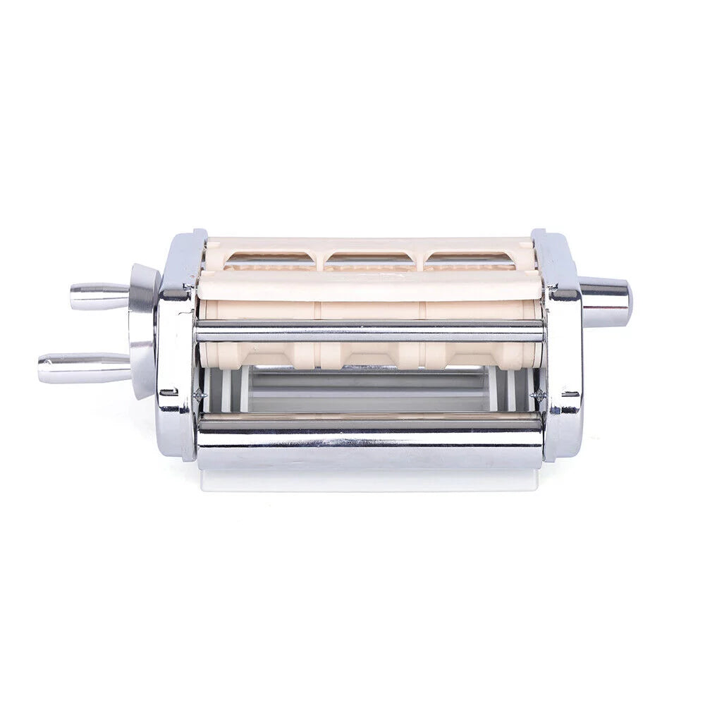 ZhdnBhnos Kitchen Pasta Roller Cutter Ravioli Maker Stand Mixer Attachment Stainless Steel C104560