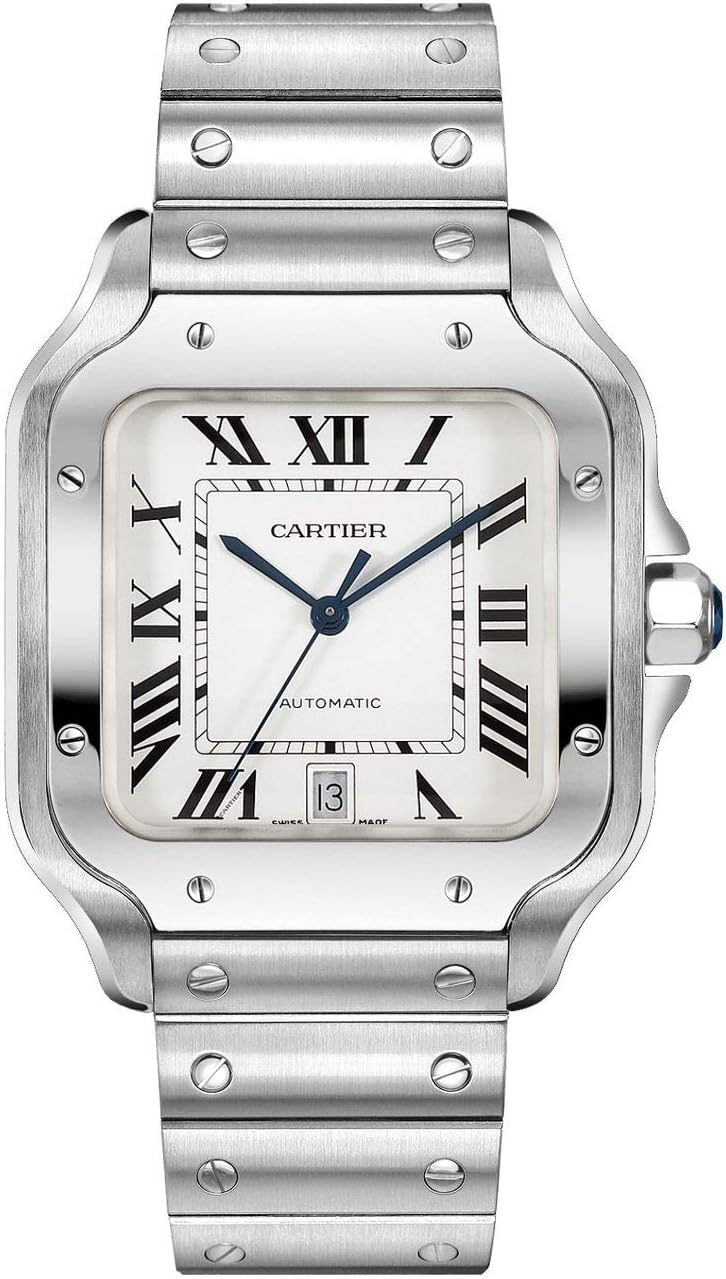 Cartier Santos de Cartier Large Model Automatic Steel, Silver-tone, Size No Size