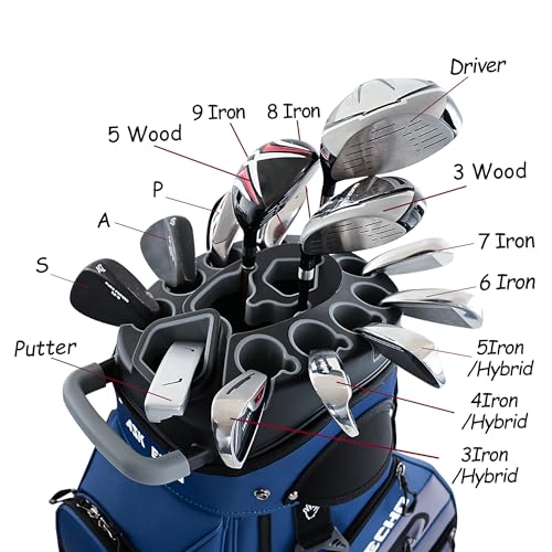ASK ECHO T-Lock Golf Cart Bag with 14-Way Organizer Top M5200