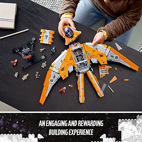 LEGO Marvel The Guardians' Ship 76193 Building Toy with Thor & Star-Lord Minifigures F18844