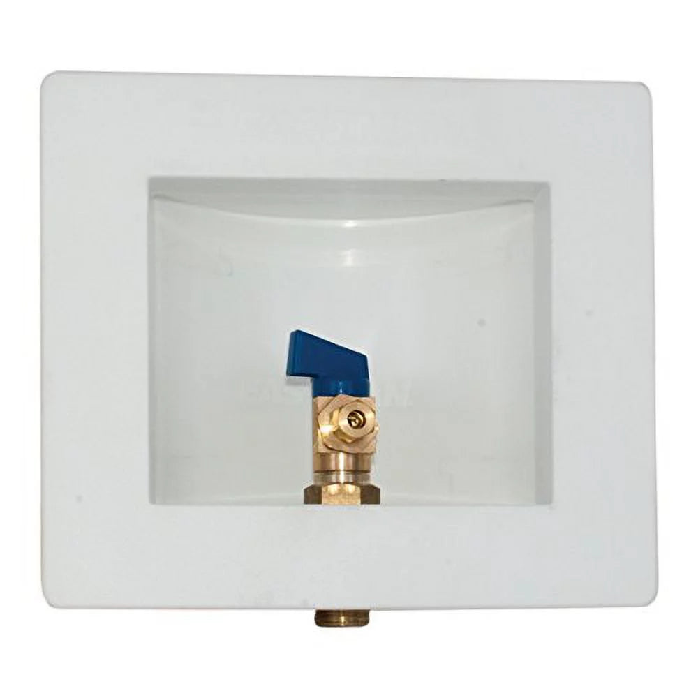 Eastman 60232 Ice Maker Outlet Box, 1/2 inch Sweat, White L8978