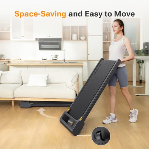 UREVO Walking Pad with Incline, Under Desk Treadmill for Home, 2.25HP, Remote Control K8206