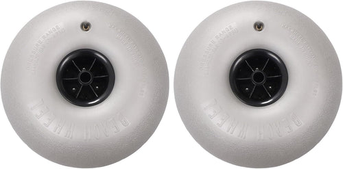 16" Balloon Wheels Beach Cart Tires, Replacement Big Beach Sand Tires for Kayak Dolly Canoe Canoe Dolly Rolling Walker Garden Cart Wheelchair Sand Wagon Beach Cart, 2-Pack