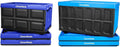 CleverMade 62L Collapsible Storage Bins (3 Pack) + Lids - Foldable Plastic Utility Crates for Organizing