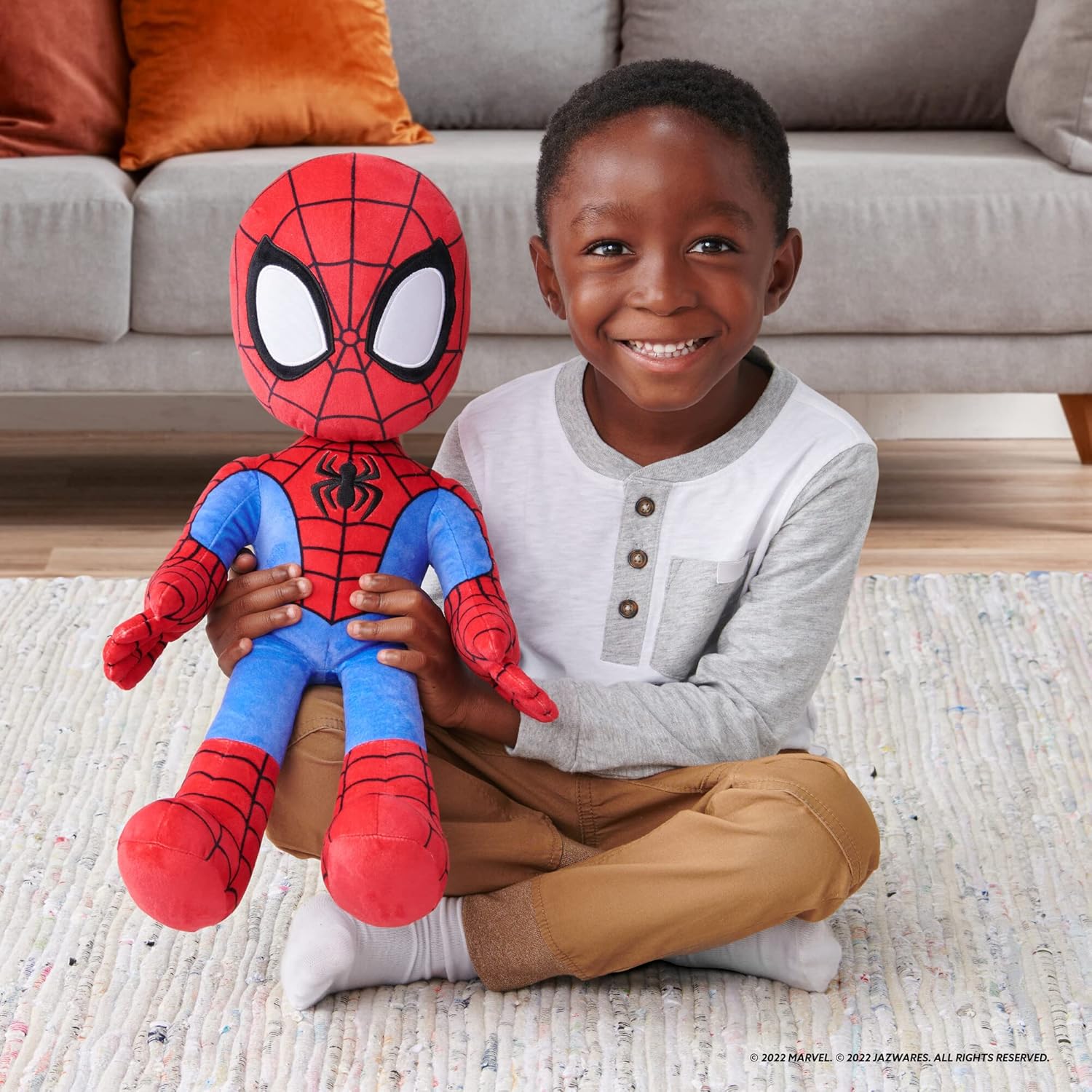 Marvel Spidey and His Amazing Friends Spidey Cuddle Plush - 20-Inch Ultra Soft S883541