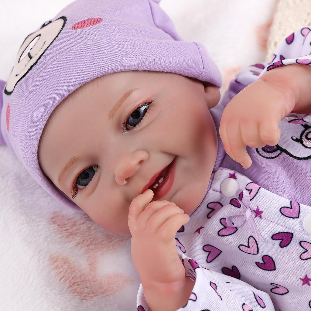 BABESIDE Lifelike Reborn Baby Doll Leen, 20-Inch Soft Body Girl with Gift Box W3827