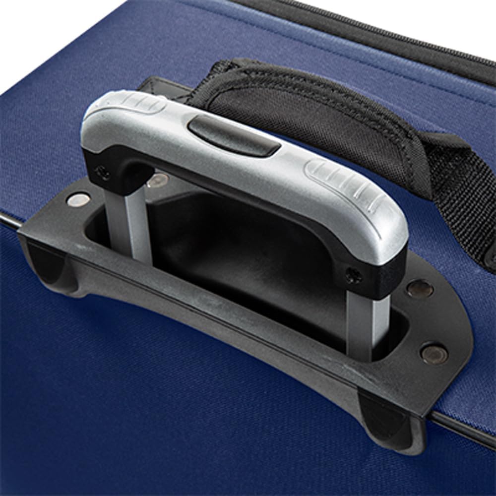 Skyway Epic Softside Carry-On Luggage 20 Inch Spinner Suitcase, Surf Blue F408