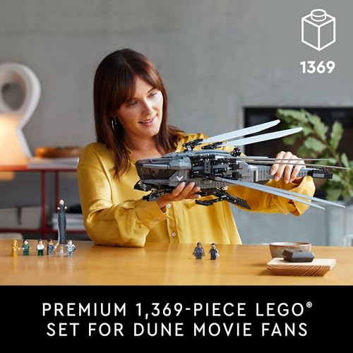 LEGO Icons Dune Atreides Royal Ornithopter 10327 Collectible Model with 8 Minifigures S63620