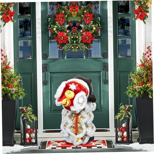 Dog Dragon Costume with Beast Horn for Pets, XL O5024
