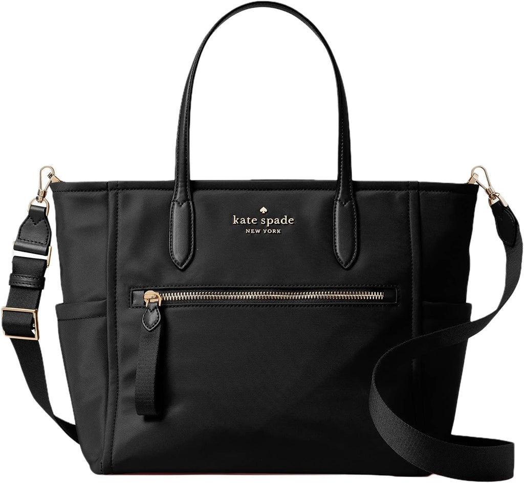 Kate Spade New York Chelsea Nylon Satchel (Black)
