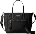Kate Spade New York Chelsea Nylon Satchel (Black)