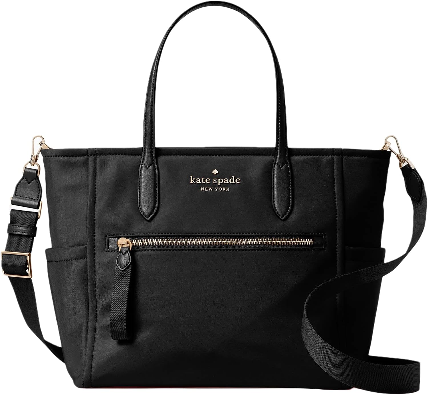 Kate Spade New York Chelsea Nylon Satchel (Black)