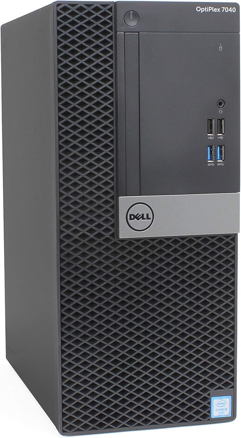 Dell Optiplex 7040 Mini Tower Desktop, Intel Quad Core i5 6500 3.2Ghz, 8GB DDR4, 512GB SSD Hard Drive, HDMI, Windows 10 Pro (Renewed)