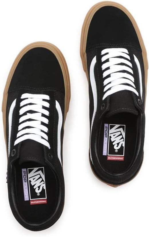 Vans Men's Skate Old Skool Sneaker, Black/Gum, Size 12 Q597559