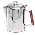 Camping-Fire Coffee Percolator Stovetop Pot- Stainless Steel Stove top Coffee Pot, Unleash Flavor in the Great Outdoors (9 Cups)