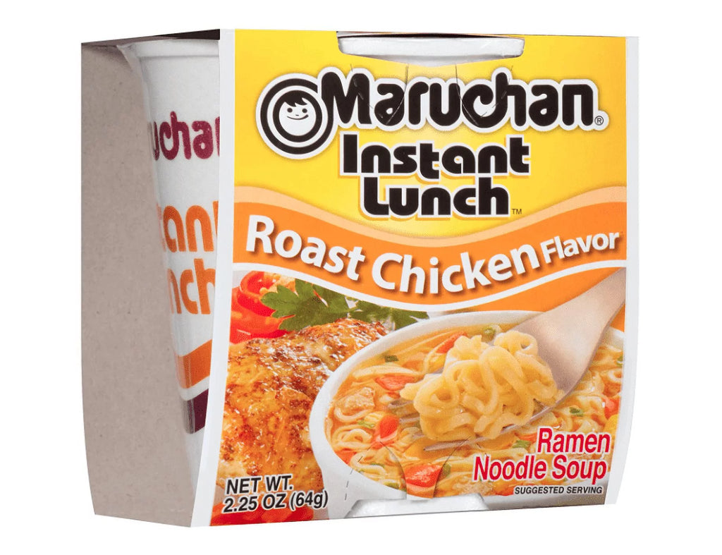 Maruchan Instant Lunch Roasted Chicken Flavor Soup, 2.25 oz, 6 Pack P87861