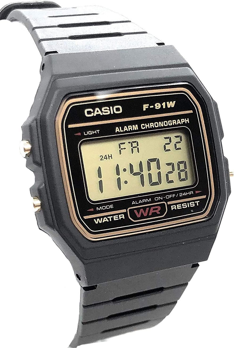 Casio Collection Unisex Digital Watch F-91W Black I941759