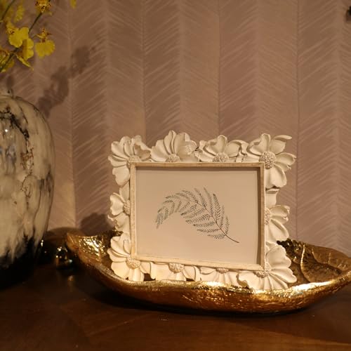 Vintage Picture Frame 8x10 Antique Black Ornate for Tabletop and Wall U180