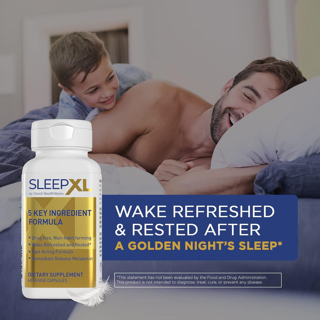 OmegaXL Joint Relief Supplement 60 Softgels 2 Pack & SleepXL Melatonin Vegan Capsules H237888