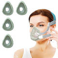 4 Pack CPAP' Mask Liners, Covers for Seal Mask Cushion Comfort Silky CPAP' Mask Covers One Size Fit All Full Face Masks,Improve The Comfort of Wearing The Mask (Blue)
