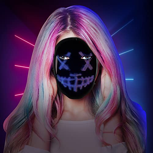 Gootus Face Transforming LED Mask with App Controlled for Kids X7335