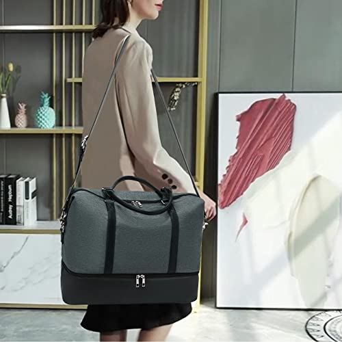 BTOOP Travel Weekender Bag for Women with Shoe Compartment D302088