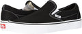 Vans, Classic Slip-On Sneakers (10, Black, Numeric_10), 11.5 Women/10 Men