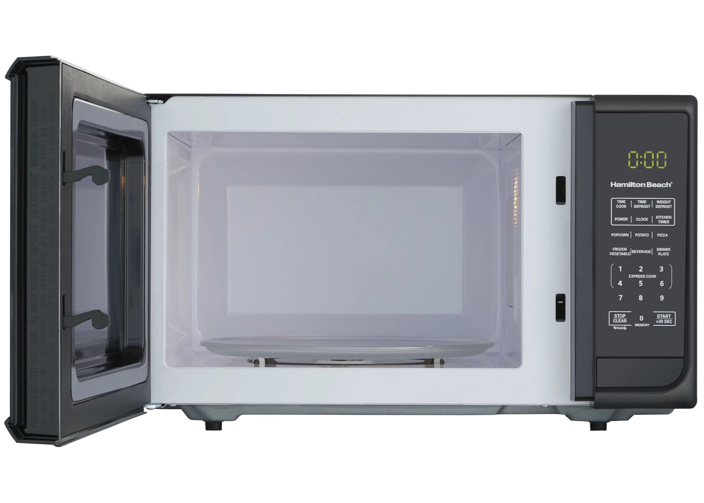 Hamilton Beach 0.9 cu ft Microwave Black D670612