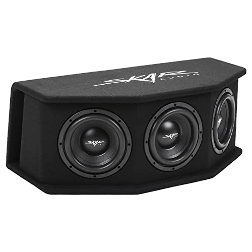 Skar Audio SDR-3X8D2 2,100 Watt Loaded SDR Series Vented Subwoofer Enclosure, Triple 8" D2 Loaded Enclosure