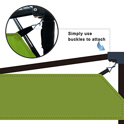 Leader Accessories Mesh Screen Zippered Wall Panels for 10' x 10' Canopy, Beige U489