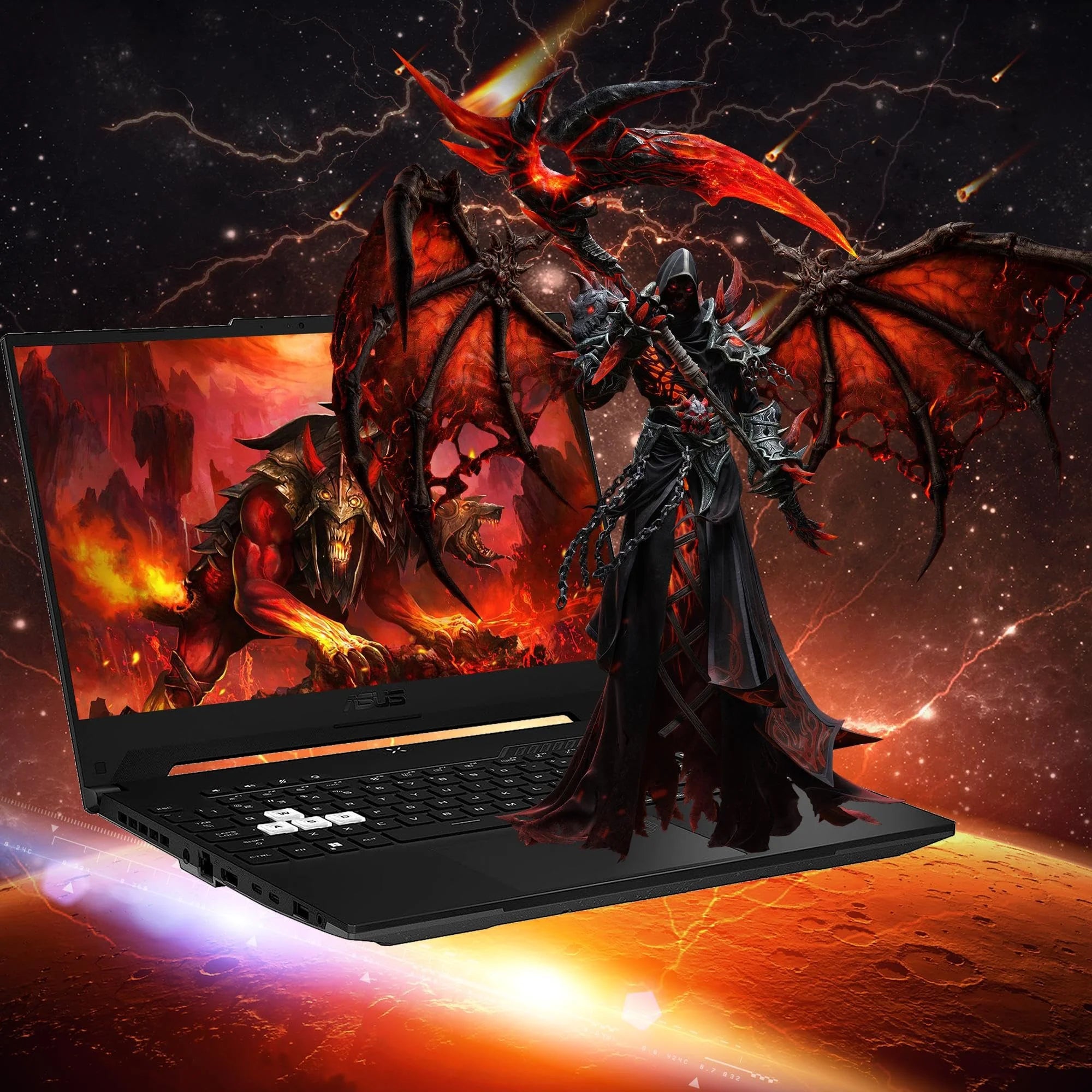 Asus TUF Dash 15.6" 144Hz Gaming Laptop, i7-12650H, RTX 3070, 32GB RAM, 1TB SSD M515801