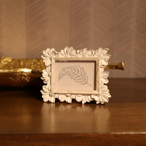 Vintage Picture Frame 8x10 Antique Black Ornate for Tabletop and Wall U180
