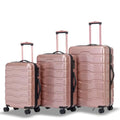 Women Luggage Sets,Hard Shell Suitcases Set Purple Carry On Luggage Rolling Travel Suitcase Set TSA Lock 20/24 and 28inch 3 Pieces Luggage Set With Double Spinner Wheels ABS PC Lavender Purple