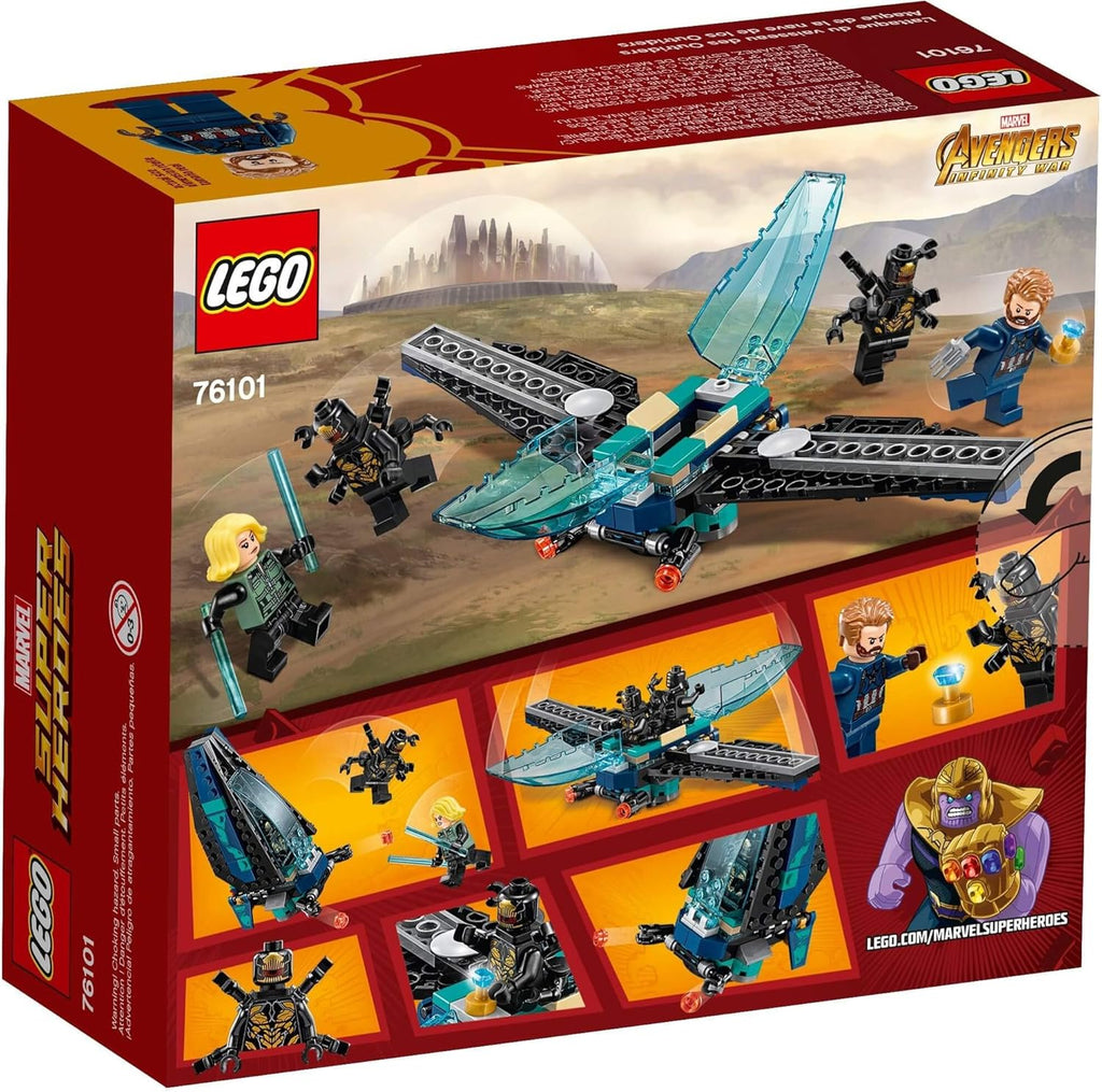 LEGO 76101 Marvel Avengers Infinity War Outrider Dropship Attack Playset T849609