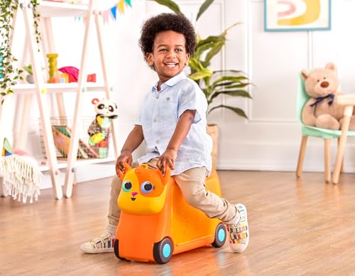B. toys Gogo Ride-On Lolo Ride-On Cat Suitcase Kids Luggage for Travel 2 Years+ D482