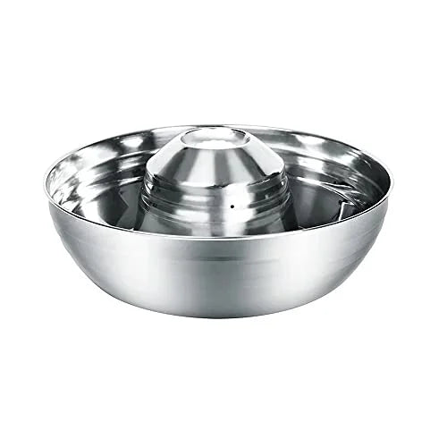 CHARMI Cat Water Fountain Stainless Steel Automatic Pet Water Dispenser 2L W1329