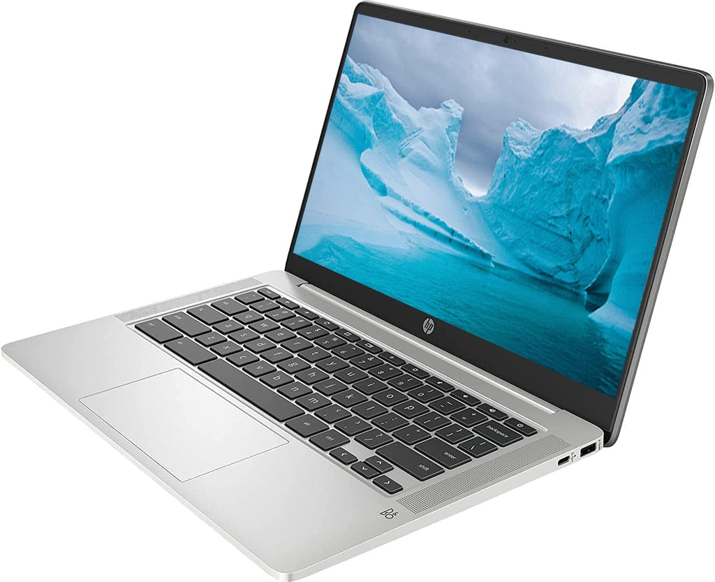 HP 14" HD IPS Chromebook, Intel Pentium, 4GB RAM, 64GB SSD, Silver (Renewed) Z359