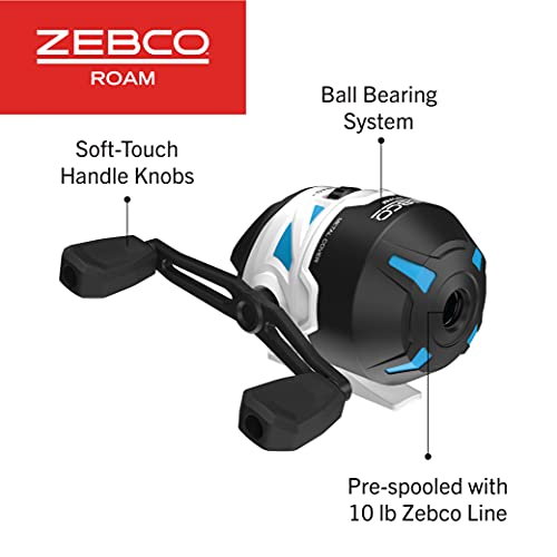 Zebco Roam Spincast Fishing Reel, Pre-Spooled with 10-Pound Line X867338