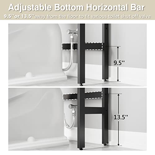 Over The Toilet Storage Cabinet with Barn Doors, Gray M789042