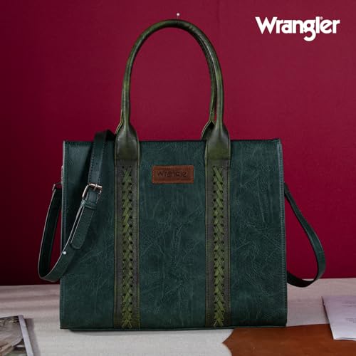 Wrangler Women's Crossbody Satchel Purse with Adjustable Strap H783