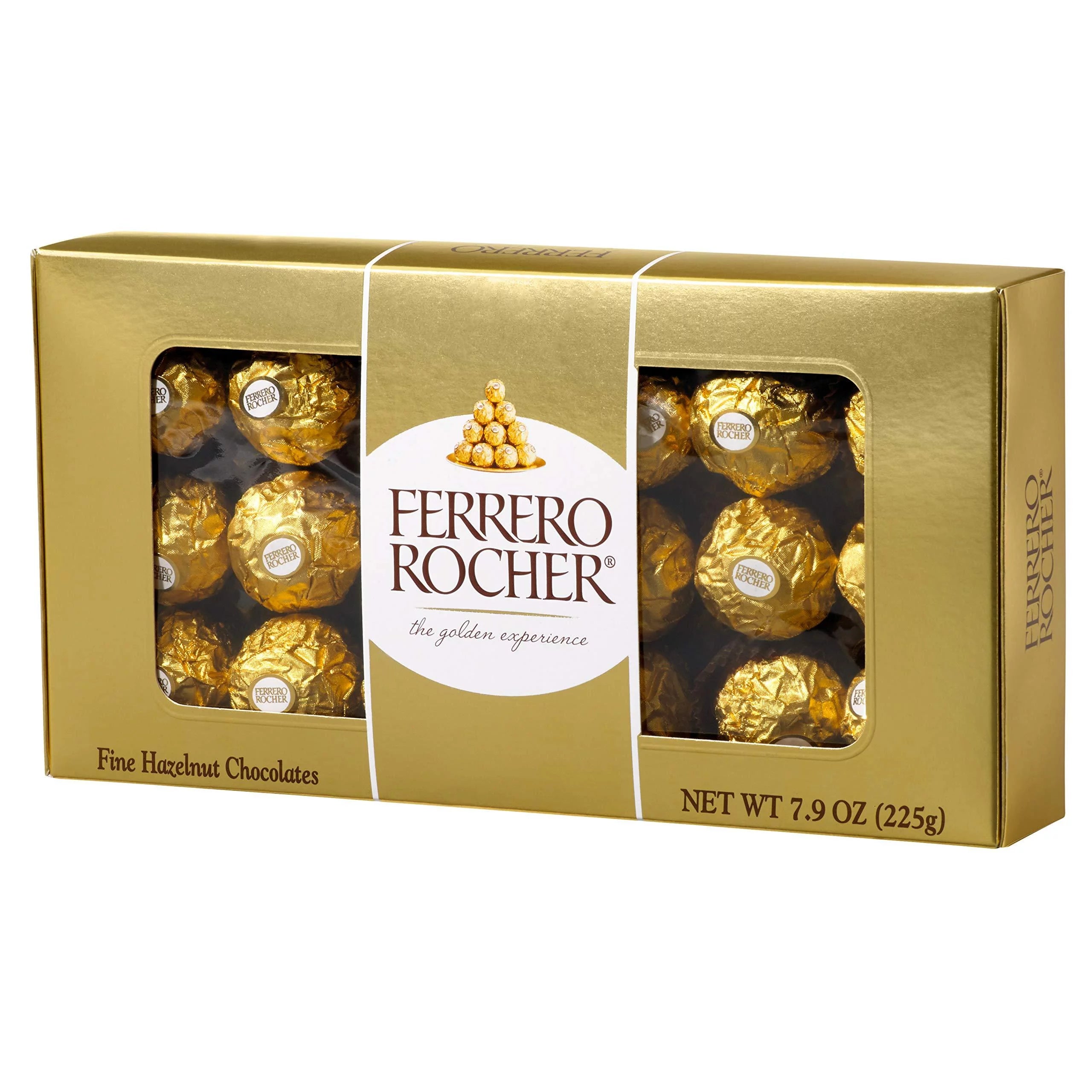 Ferrero Rocher Fine Hazelnut Milk Chocolate Gift Box, 18 Count I147