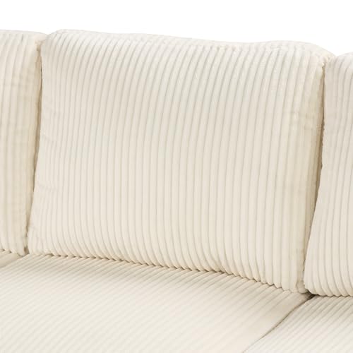L-Shaped Pull Out Sleep Sofabed with Storage Chaise, Chenille Upholstered X30892