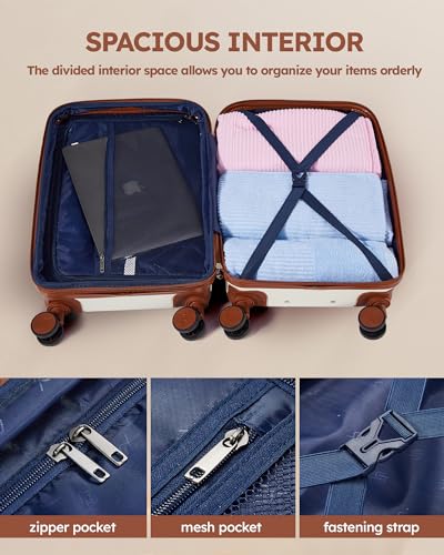3 Piece Hardshell Expandable Luggage Set with Spinner Wheels and TSA Lock O19912
