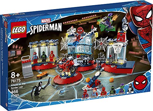 LEGO Marvel Spider-Man Attack on The Spider Lair 76175 Building Toy D13923