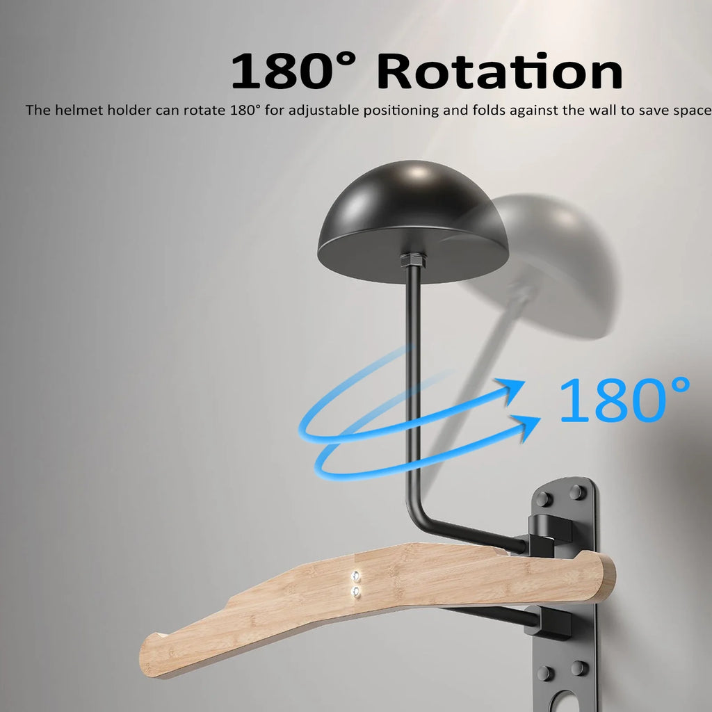 Spirastell Rack Rotation Helmet Wall Mount with 2 Caps M412529